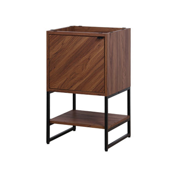 Juhl Chevron-Front Modern Minimalist 2-Shelf Bath Vanity Cabinet Only (Sink Basin Not Included) - JONATHAN Y